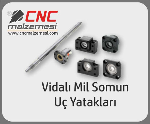 Cnc Vidalı Mil Somun Uç yatakları